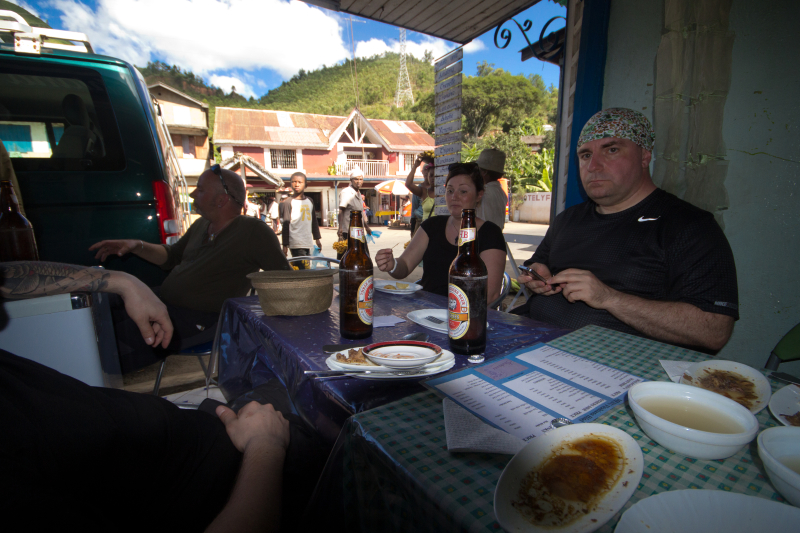 In geselliger Runde nach dem Essen