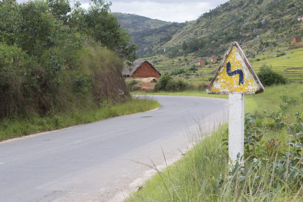 Straße im Hochland