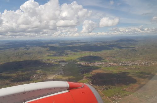 Flug über Madagaskar