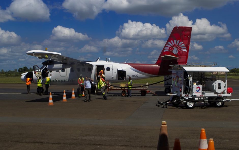 Flugzeug nach Tamatave